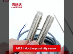 Công tắc cảm biến tiệm cận cảm ứng hình trụ 10-30VDC 3 Dây M12 Ống kim loại ngắn hơn Chiều dài 35mm