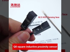 Cảm biến công tắc tiệm cận cảm ứng hình chữ nhật nhỏ DC 3 dây 8x8 cho máy dò kim loại